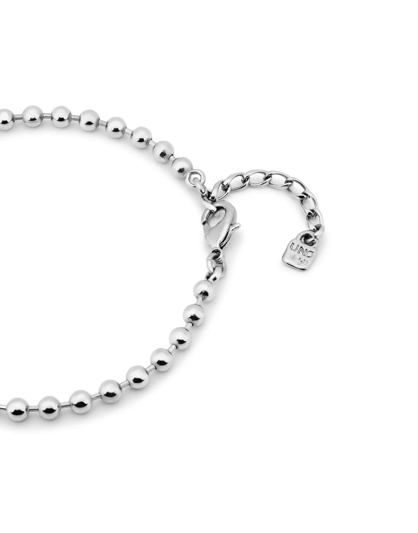 Silver Beaded Anklet