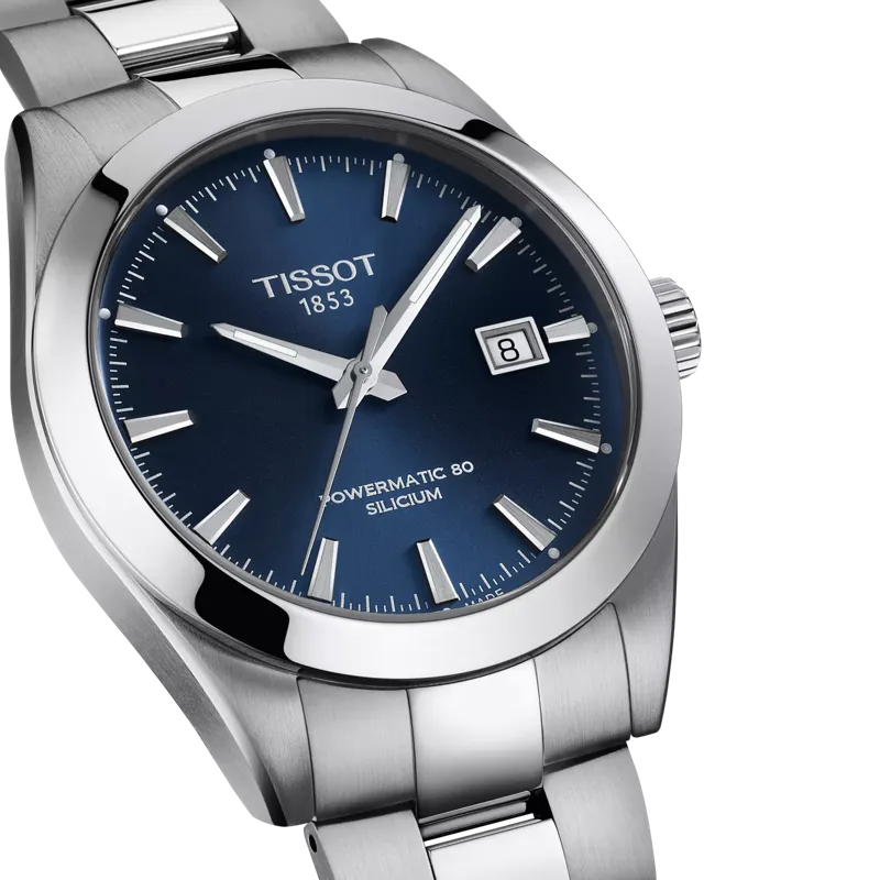 Tissot Gentleman Powermatic 80 Silicium Blue Dial Watch