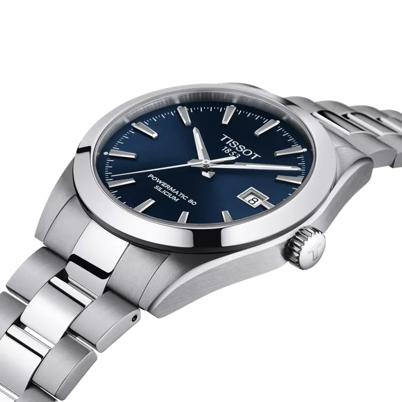 Tissot Gentleman Powermatic 80 Silicium Blue Dial Watch