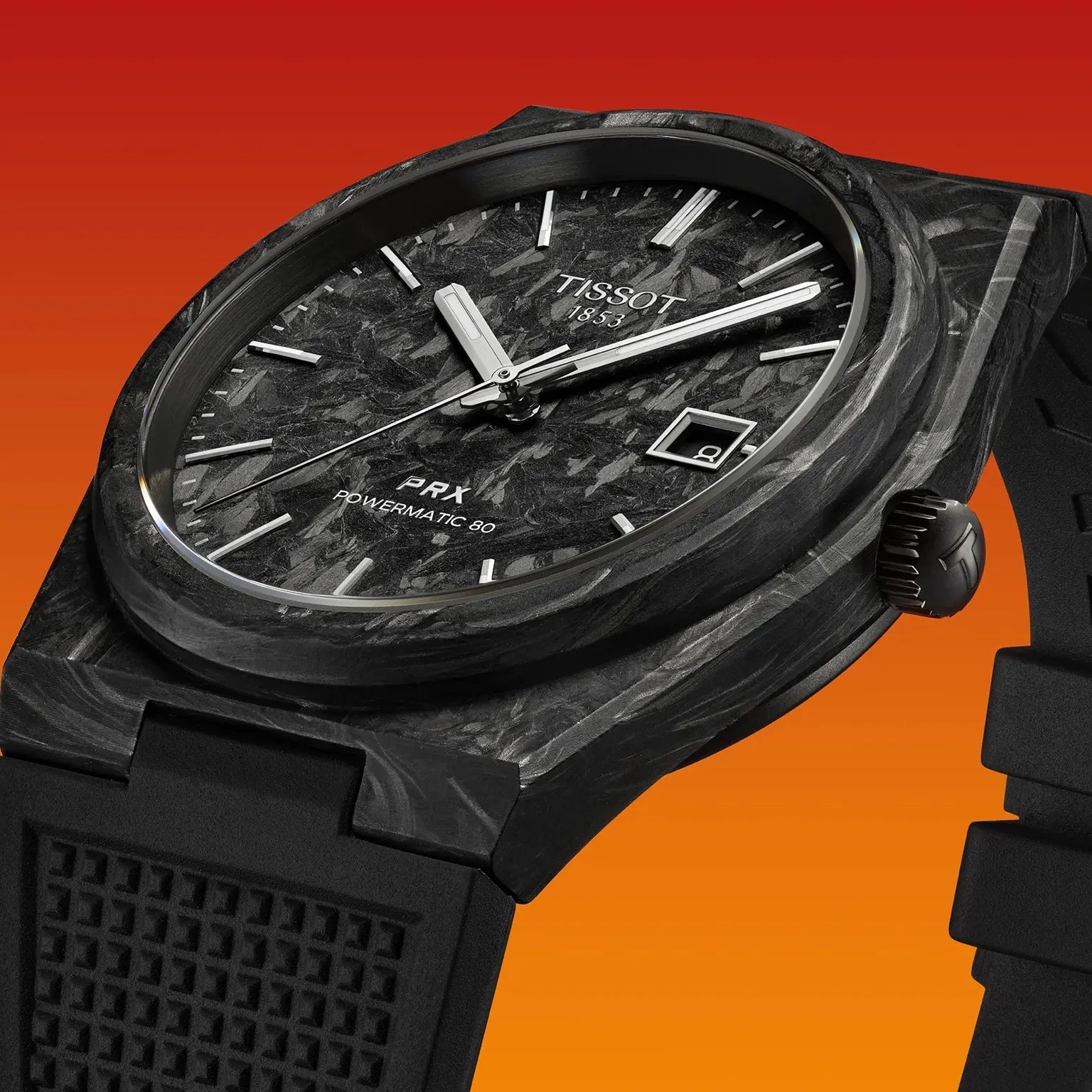 Tissot PRX Powermatic 80 40mm Carbon Watch