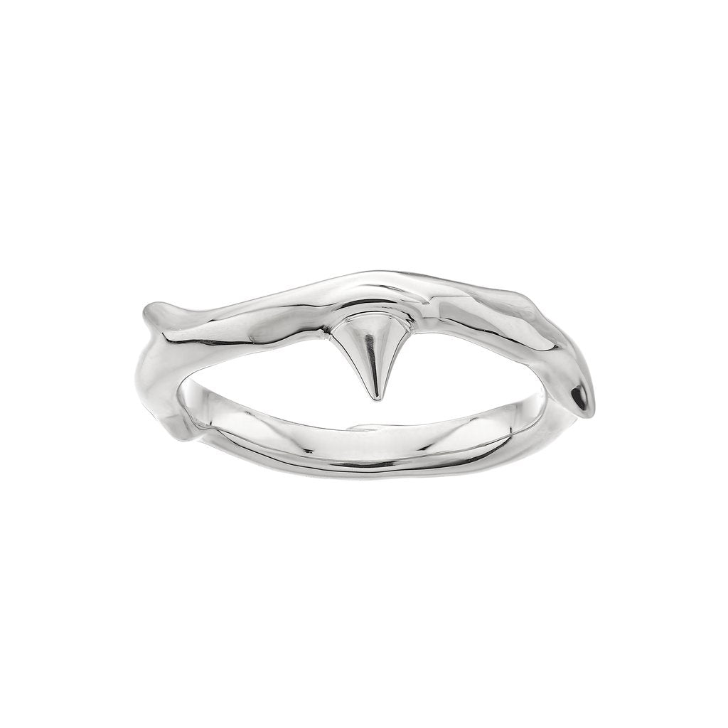 Silver Armis diamond & 18kt white gold-ring | Shaun Leane | MATCHES UK